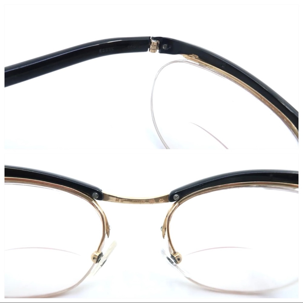Vintage 1960s Gold Filled Essel Eyeglasses/ Frames, Nylor Supra, France View 3